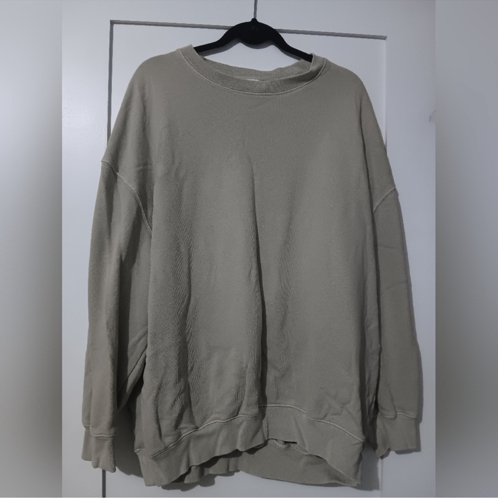 Wilfred Free oversized Small crew neck sweatshirt Sage Green